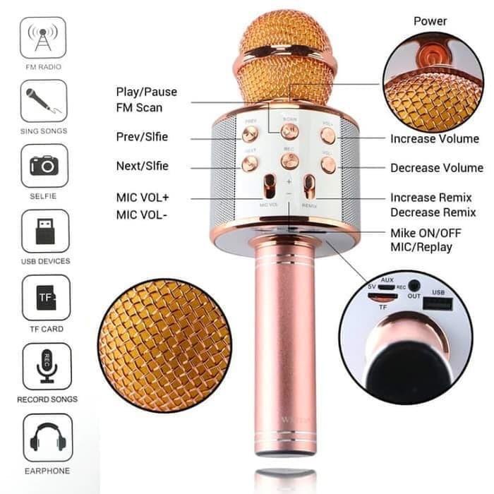 Mike Bluetooth Mike Wireless Mike Karaoke Mic Wireless Mic Bluetooth
