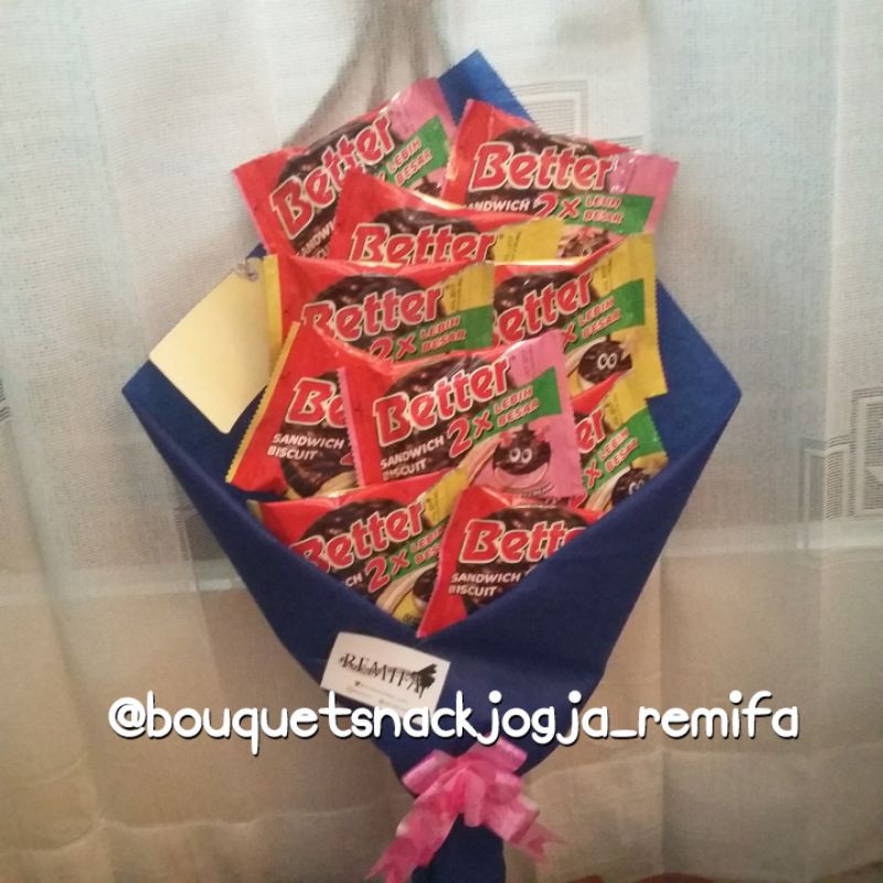 Buket / Bouquet Snack Biskuit Cemilan Coklat