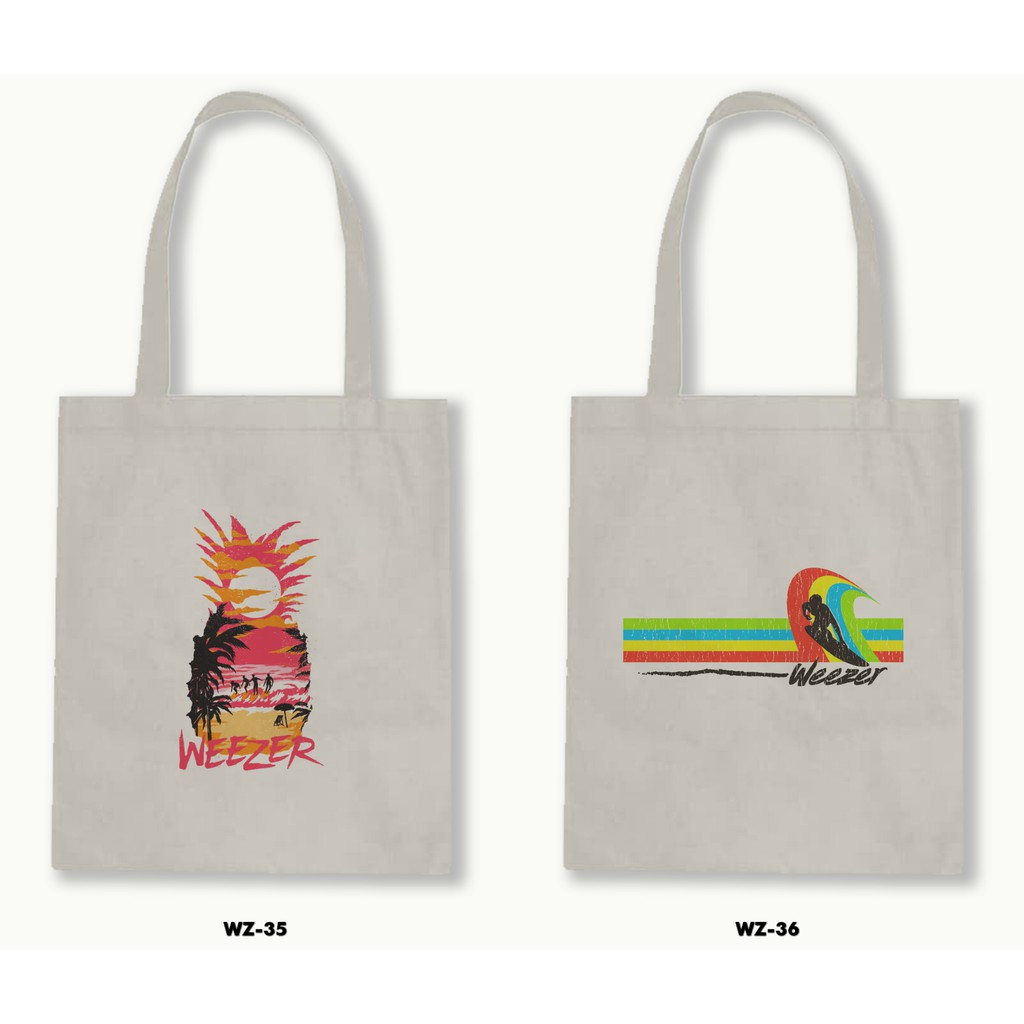 TOTE BAG BLACU - WEEZER .03