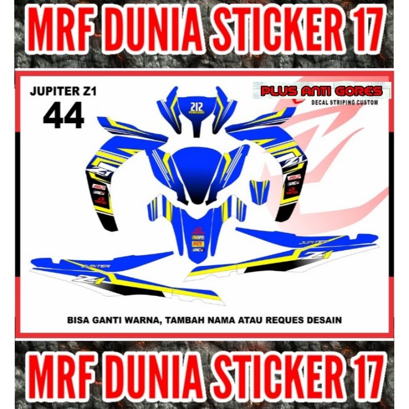 Sticker decal Jupiter Z1 Full Body Striping Jupiter Z1 Sticker Jupiter Z1 Sticker Jupiter Z1 44