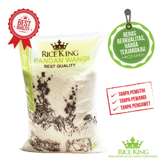 

Beras RICEKING PANDAN WANGI 5KG