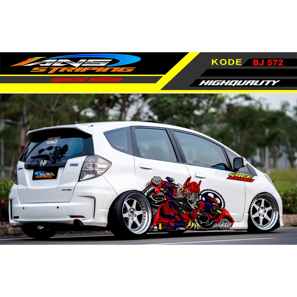 STIKER MOBIL JAZZ BRIO / DECAL MOBIL KARIMUN AVANZA YARIS / STIKER MOBIL / DECAL STICKER / VARIASI MOBIL