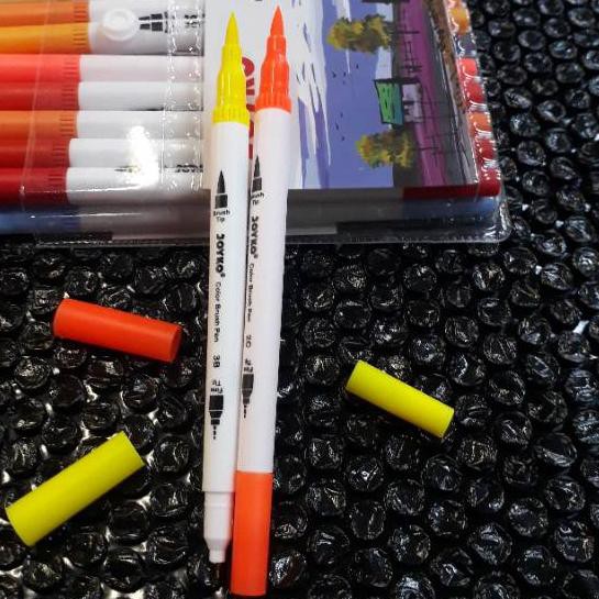 

PROMO HARI INI Brush Pen / Pena Kuas Warna Joyko 48 Warna 7