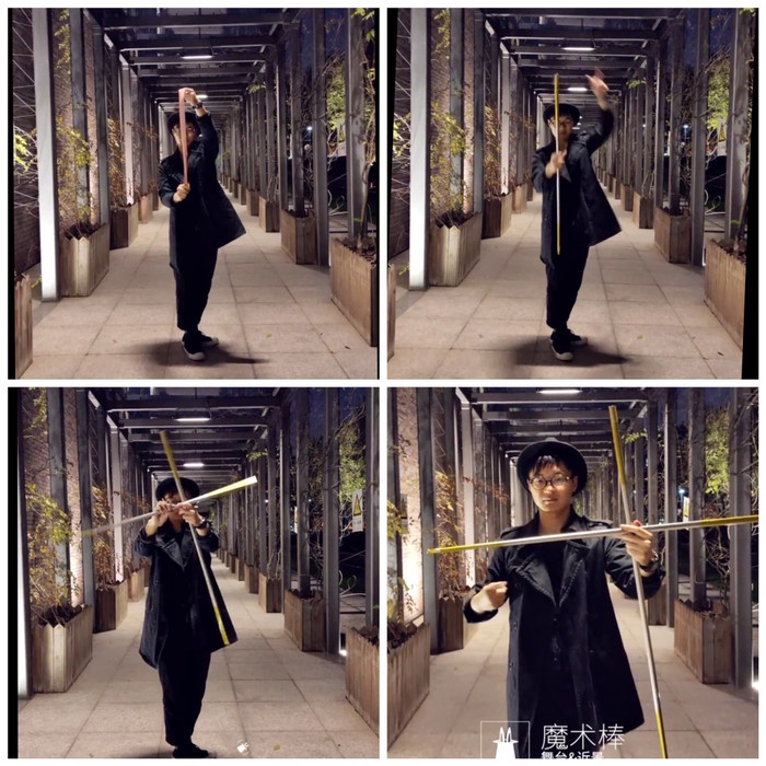 tongkat sun go kong tongkat besi ajaib stick besi sulap - gold