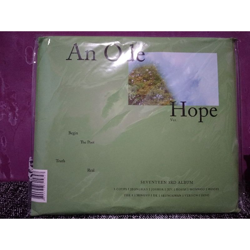 AlBUM SEVENTEEN AN ODE HOPE VER. SEALED