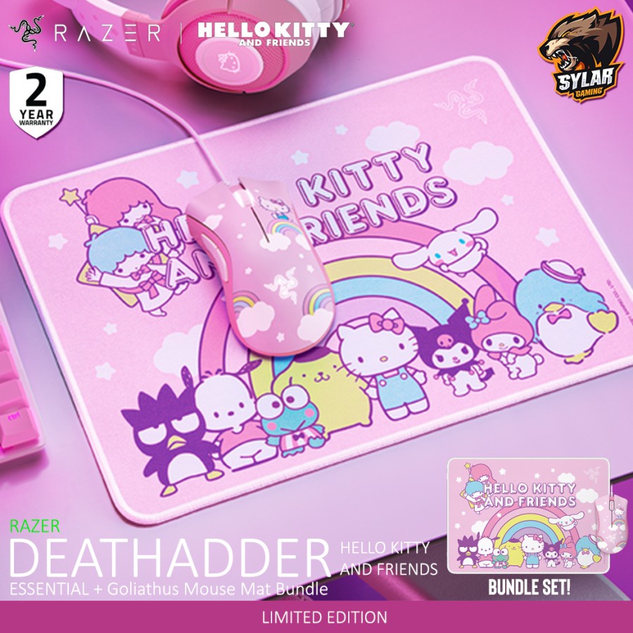 Jual Razer DeathAdder Essential Hello Kitty + Goliathus Bundle Set ...
