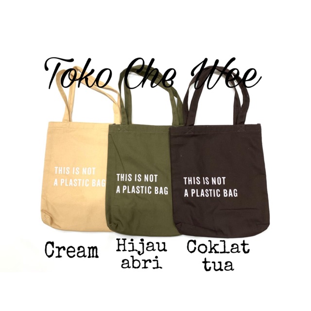 Kanvas totebag/ grocery bag/ shopping bag/ tas jalan jalan/ tas cantik / tas belanja