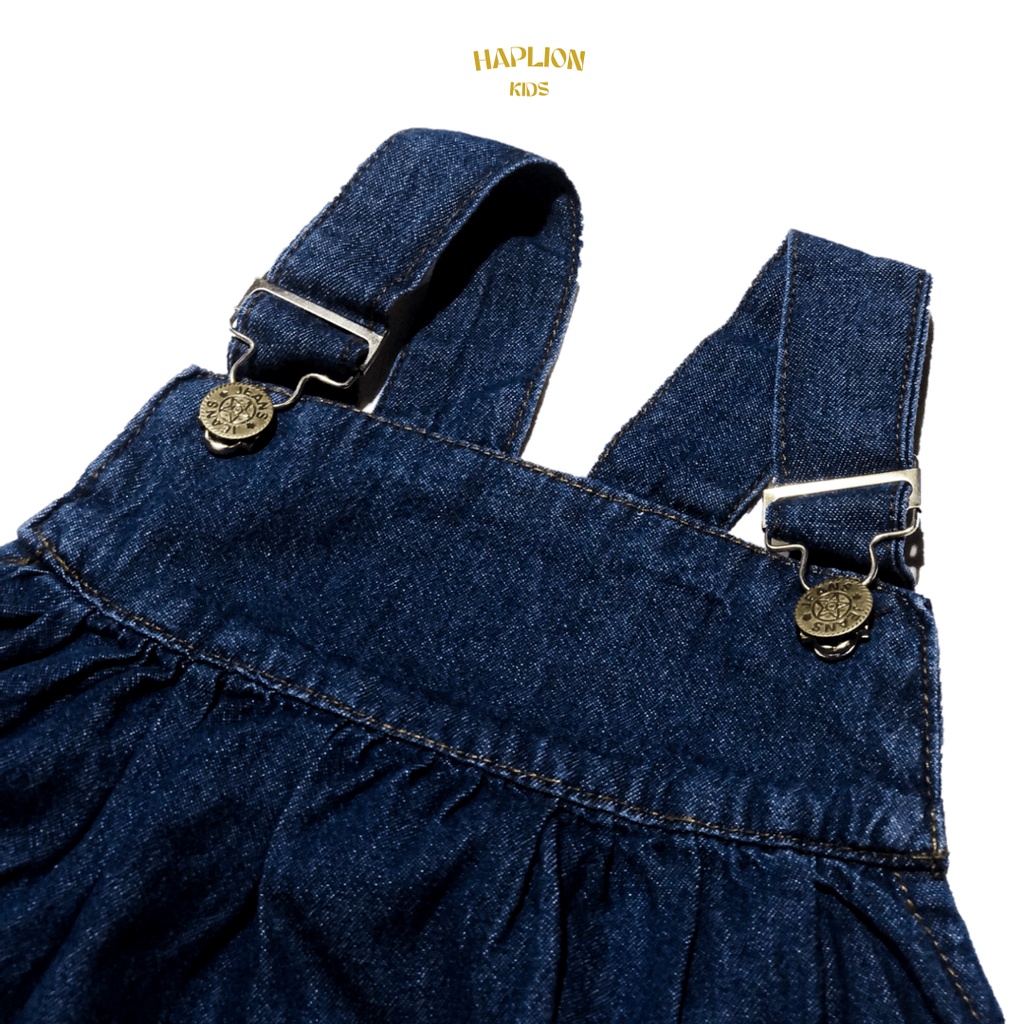 Overall Rok Jeans Anak Denim Amy 6 Bulan - 3 Tahun | Haplion Kidswear