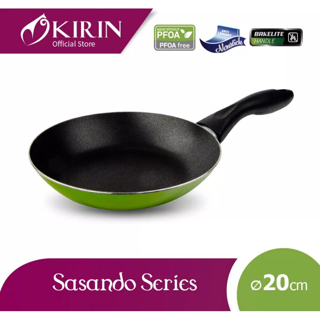 Frypan Teflon Kirin Sasando 20 cm Penggorengan Teflon Kirin 20cm Wajan Kirin Non Stick