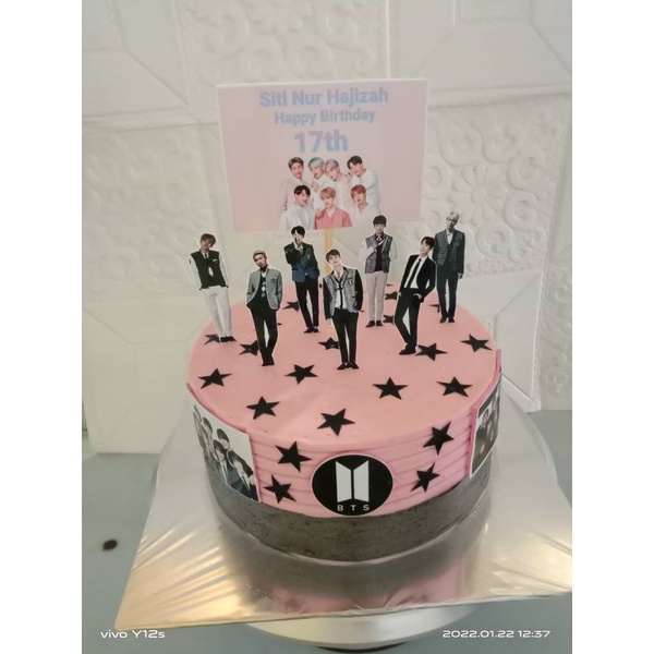 

BTS Cake/ Cake Enak / Cake Custom/ Kue Ultah Custom Enak