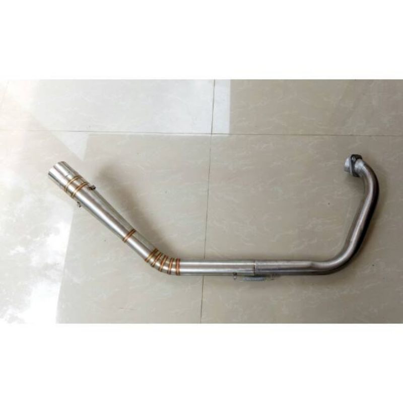 leher knalpot satria Fu .sonic. fu injeksi road race d50 mm