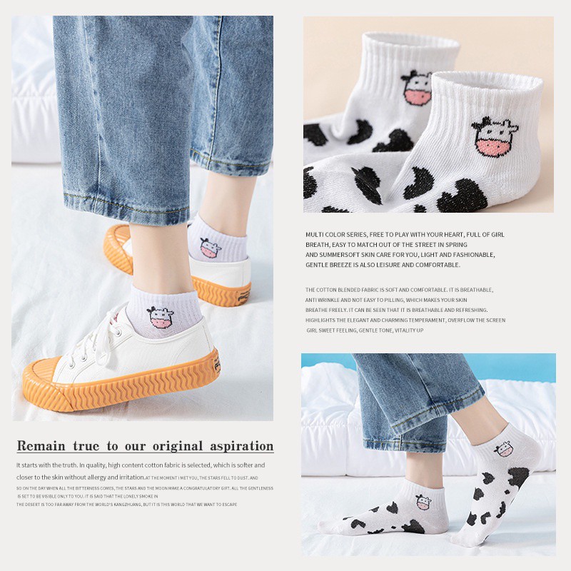 BEE - Kaos Kaki Pendek Semata Kaki Ankle Cute Short Socks / Kaus Kaki Import SC 27