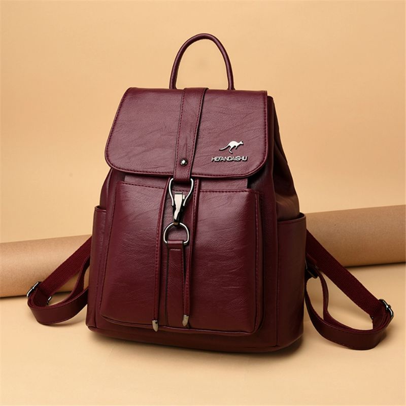 Tas Wanita Ransel Backpack Tas Sekolah Kuliah Kerja MOCHILASTORE Tas Serut Simple Korean style