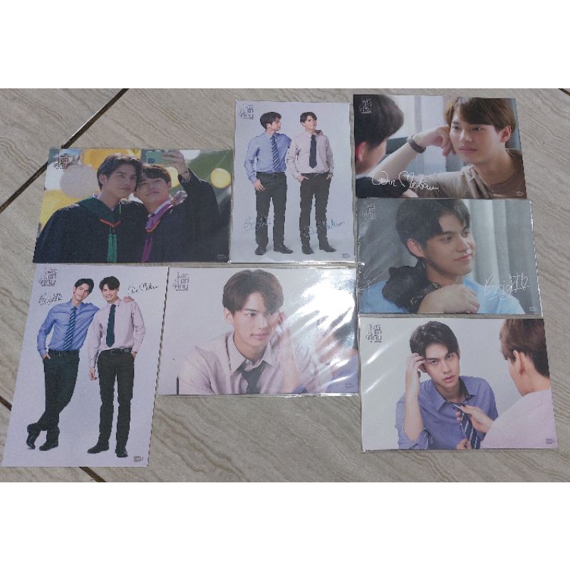 POSTCARD 2GETHER VER 1 VER 2 BRIGHTWIN BRIGHT VACHIRAWIT WIN METAWIN GMMTV OFFICIAL