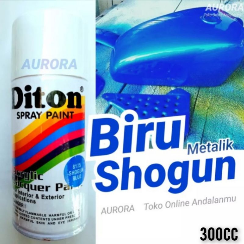 Pilox Diton Shogun Blue Biru Metallic 8175 Metalik 300cc