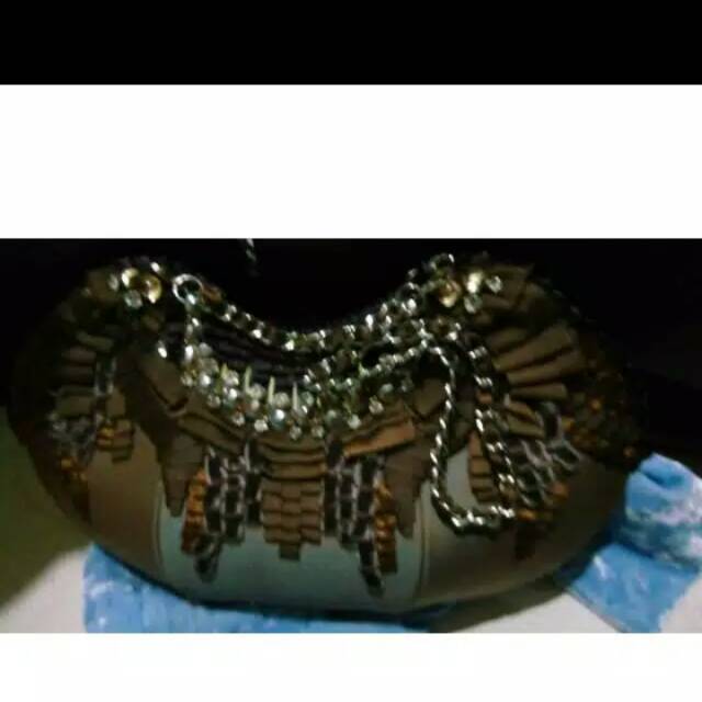 Preloved tas pesta/ dompet pesta