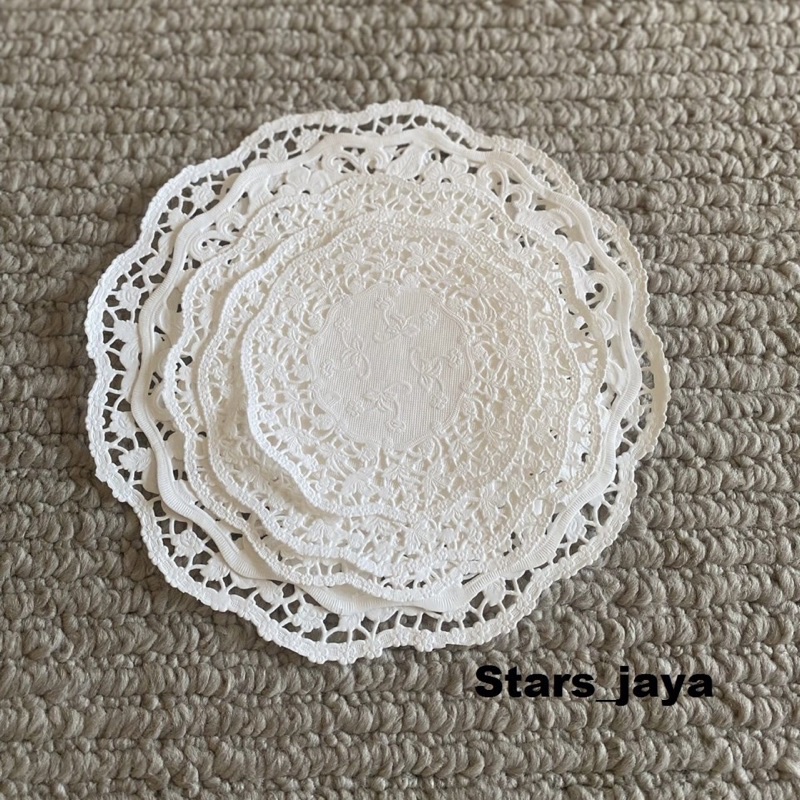 Doilies Paper / Kertas Doily / Alas Toples Kertas / Kertas Renda Kue