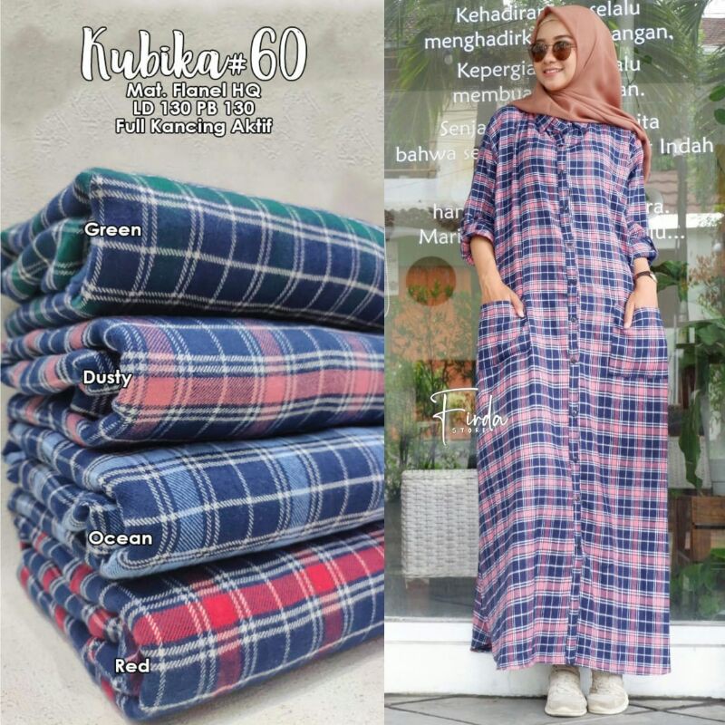 KUBIKA#60 DRESS FLANEL JUMBO HQ