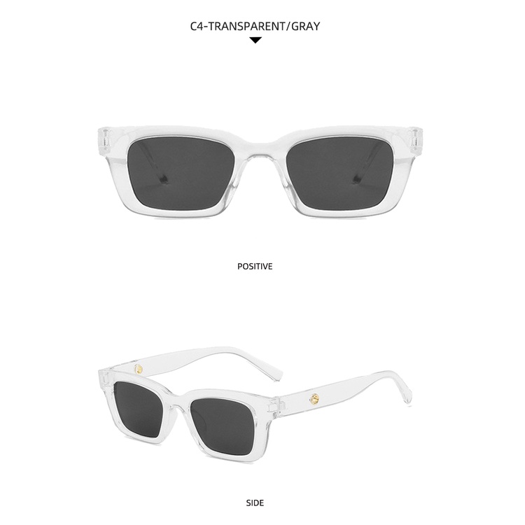 New small frame Korean style personality square ins street photography sunglasses