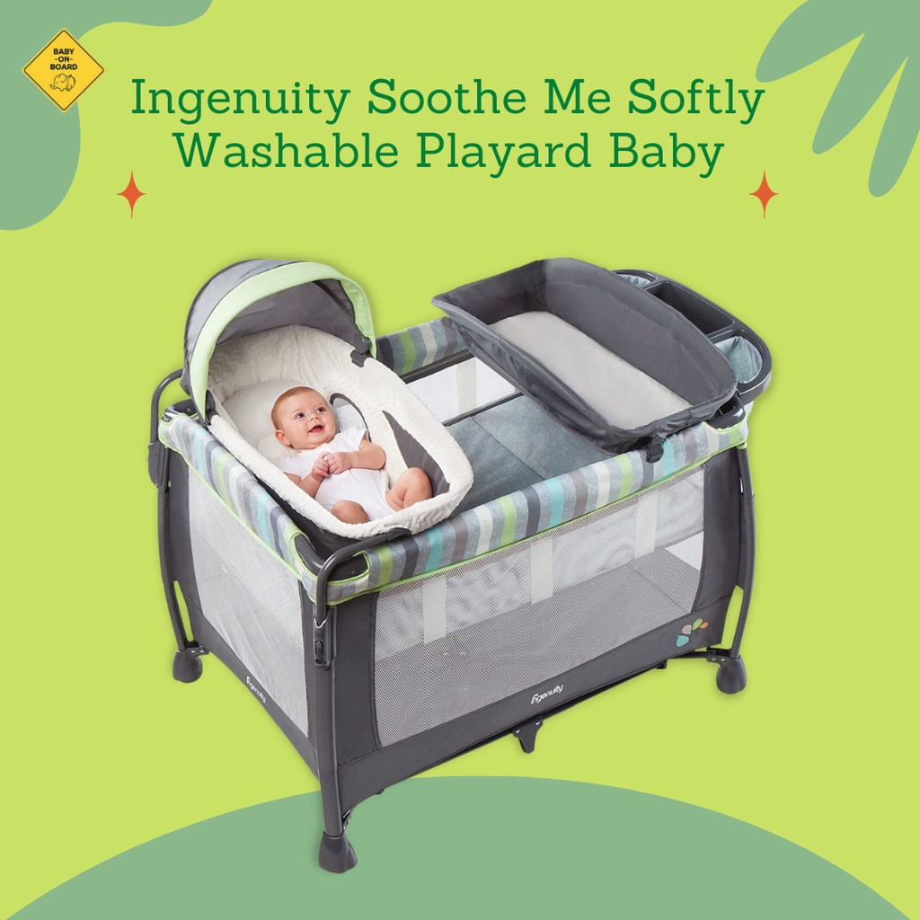 Ingenuity Soothe Me Softly Washable Playard Ranjang Bayi baby box