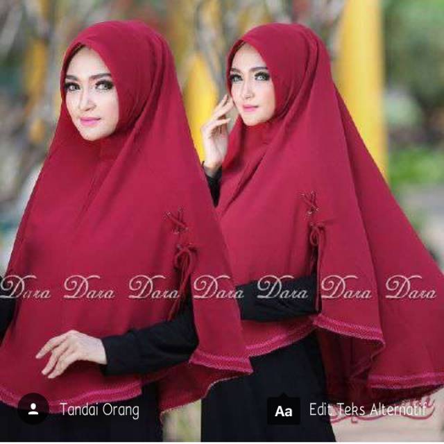 Khimar jilbab kerudung instant / khimar original / khimar branded / khimar puspita by dara