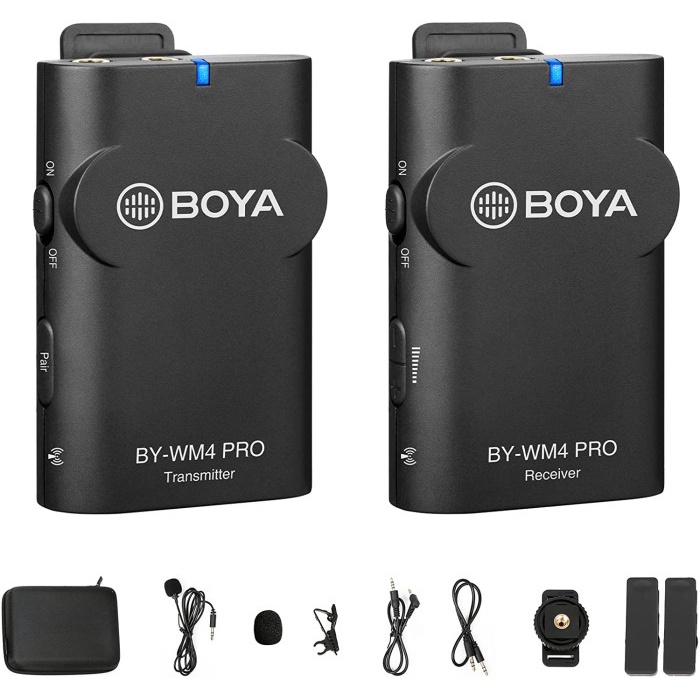 Jual BOYA BYWM4 PRO K2 MICROPHONE WIRELESS MIC BOYA WM4 PRO K1 PRO