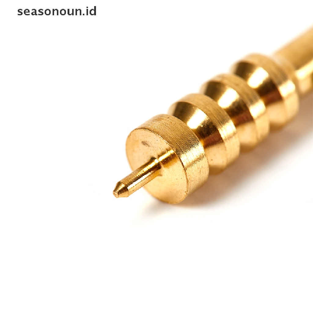 【seasonoun】 5pc/lot .22cal-.45cal Gun Cleaning Jags brush Kit Solid Brass Spear Pointed Jags .