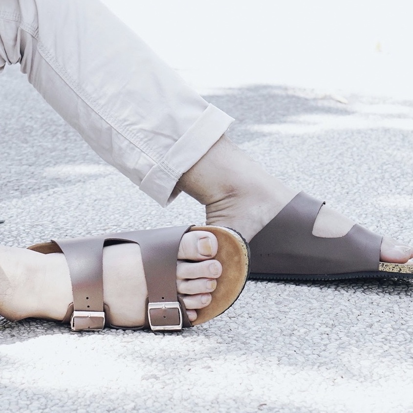 CRACKER BROWN |ManNeedMe x Lvnatica| Sandal Casual Pria Sendal Cowok Outdoor ORIGINAL