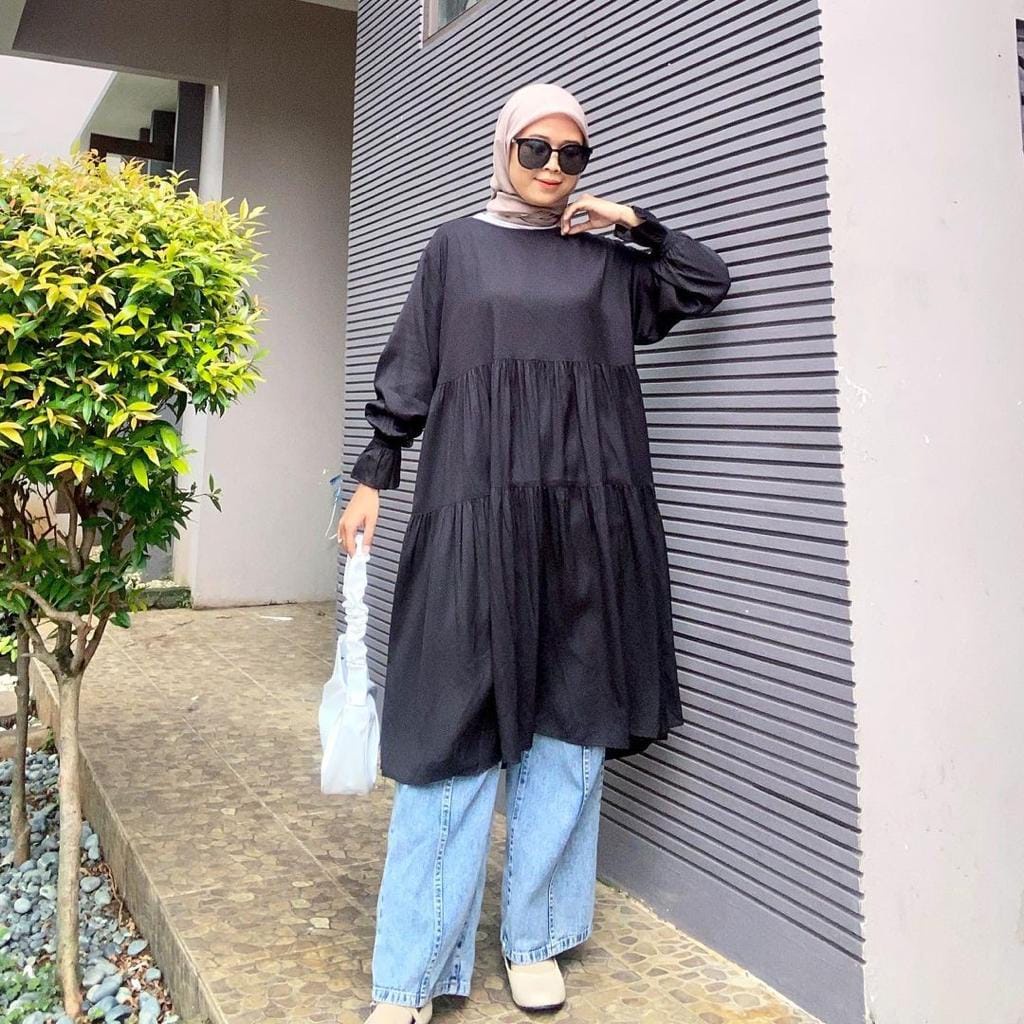 SABELA TUNIK/TUNIK NEI COLLECT/BISA COD/BAHAN RAYON TWILL