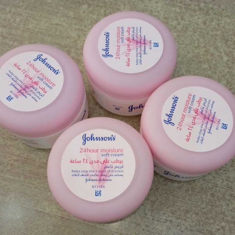 Johnson's 24hour moisture soft cream asli arab