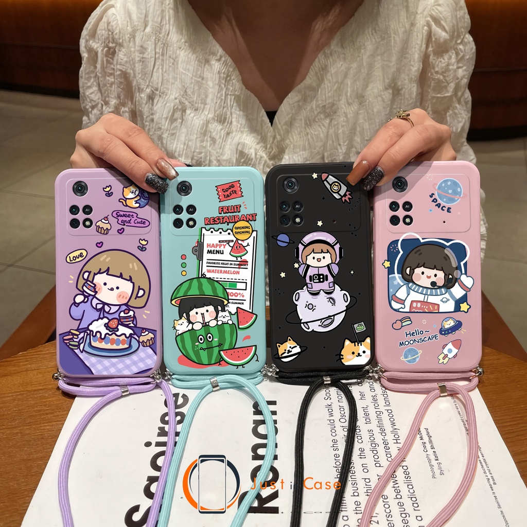 Sling Case Macaron Softcase Tali (UV06) Xiaomi Redmi Note 10/10S 10 5G 10 PRO 11/11S NOTE 9 9 PRO 8 8 PRO 7 REDMI 9 9A 9C 9T 8 8A POCO M3 PRO 5G M3 X3/X3 PRO