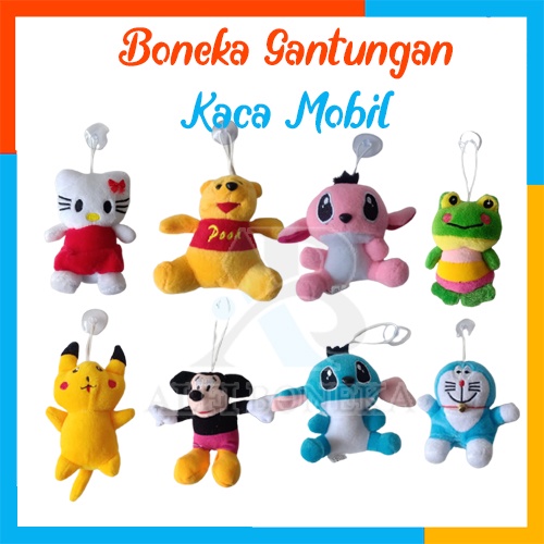 Boneka Karakter Gantungan Kaca Mobil - Hiasan Gantungan Kaca Mobil Karakter - Hiasan Kaca Mobil