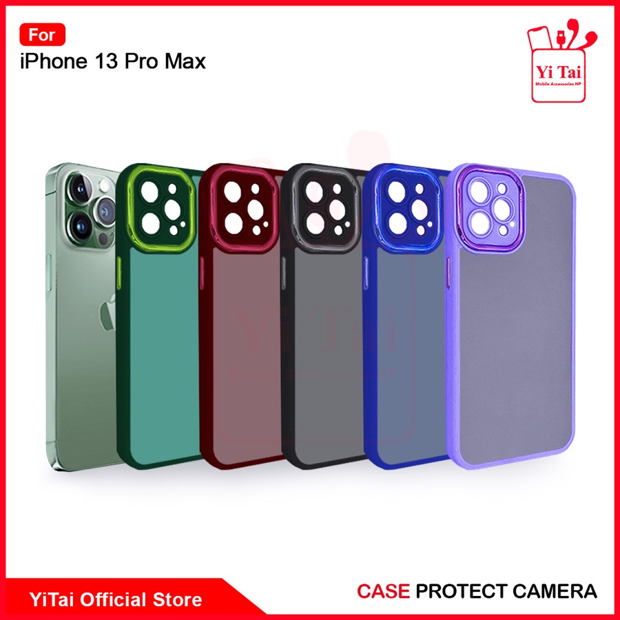 YC02 CASE YI TAI PROTECT KAMERA FOR APPLE 13 13PRO MAX 6 7 8 6+ 7+ 8+ BDC