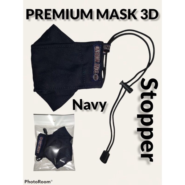 MASKER KAIN 3D STROPPER TEBAL /MASKER KAIN 3D /Masker Kain Polos 3D EVO STOPPER
