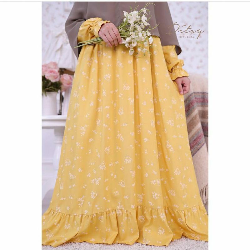 Vaia Yellow Nightgown Size M dan L by Ditsy