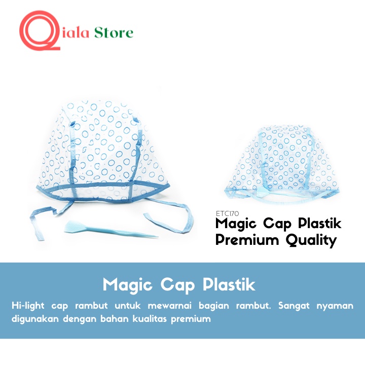Magic cap Topi Pewarna rambut Plastik highlight rambut