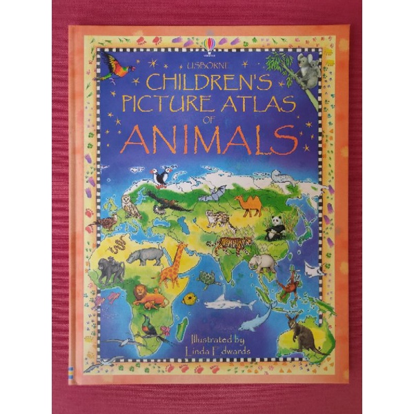 usborne children's picture atlas of animals