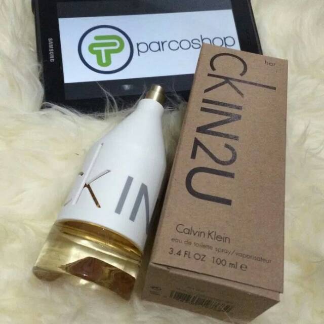 Parfum original 100 % tester + box CALVIN KLIEN CK IN2U