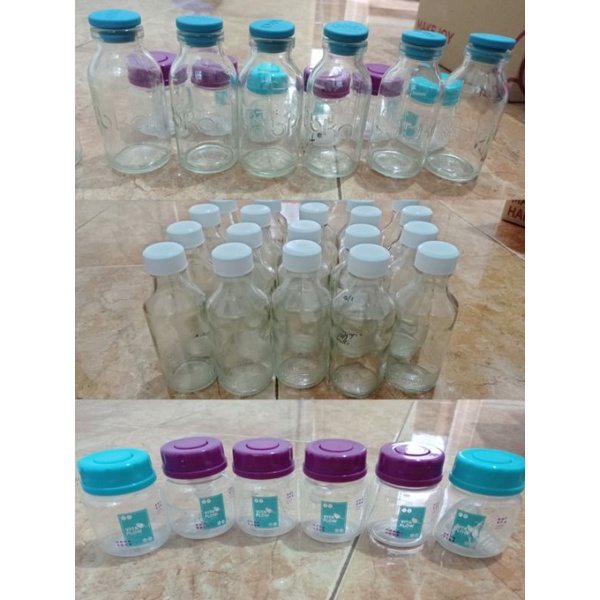 Preloved Botol Asip Asi Uc BKA Vita flow Vitaflow tutup ulir jarang pakai