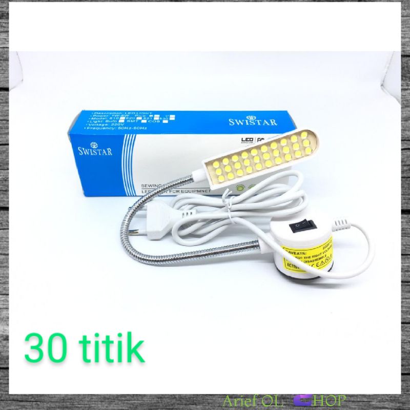 Lampu mesin jahit LED 30 Titik
