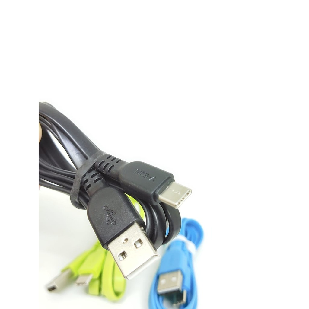 V-GeN PCT2-01 USB Data Cable Type-C 100cm 2.4A Kabel Casan Tipe C Fast Charger Data Transfer Colorfu