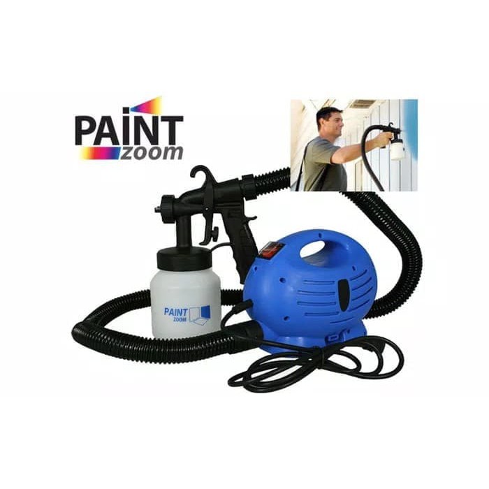 Paint Zoom Handheld Electric Spray Gun Kit Spray Gun Tool for Interior &amp; Exterior Home Painting HVLP