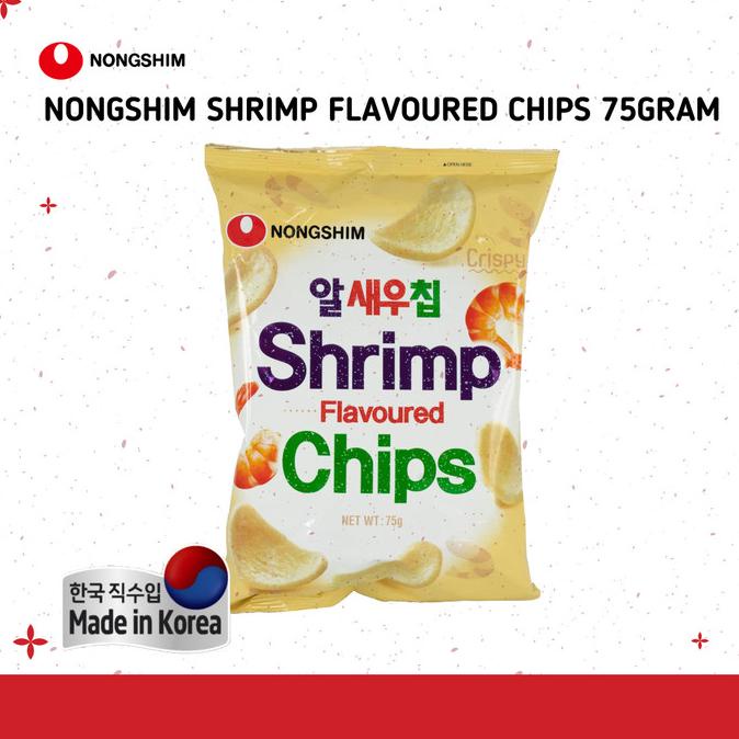 

PROMO Nongshim Shrimp Flavoured Chips 75gram MURAH