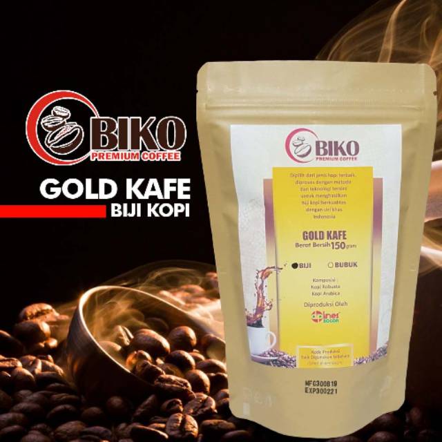 

Kopi biji BIKO Gold Kafe