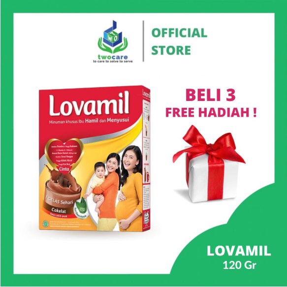 Lovamil Ibu Hamil Menyusui coklat 120G