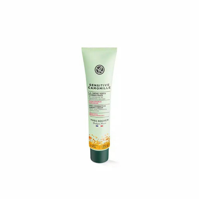 SENSITIVE CHAMOMILE ANTI REDNESS GREEN CREAM 40ML TUBE