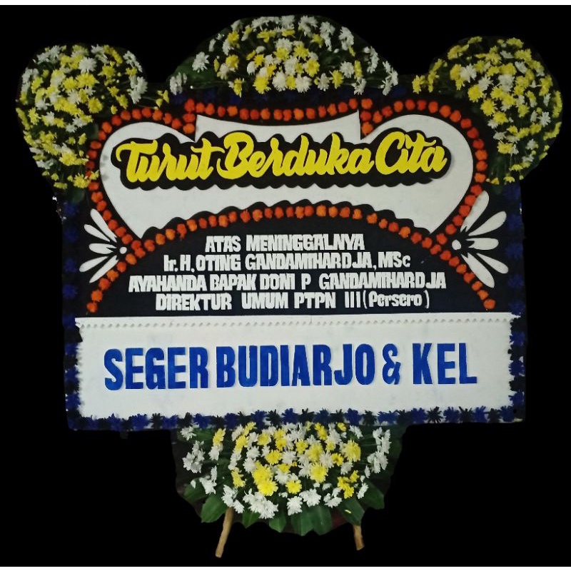 Karangan Bunga Papan Turut Berduka Cita
