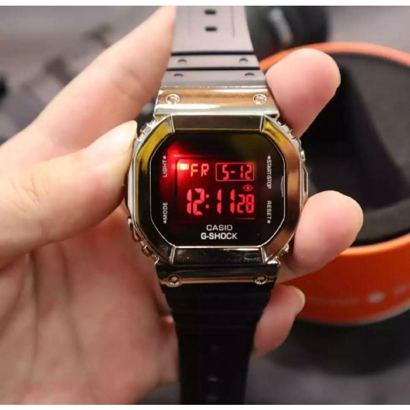 Jam Tangan Dw5600 Stainliss Rubber Jam Tangan Keren Digital Bisa COD