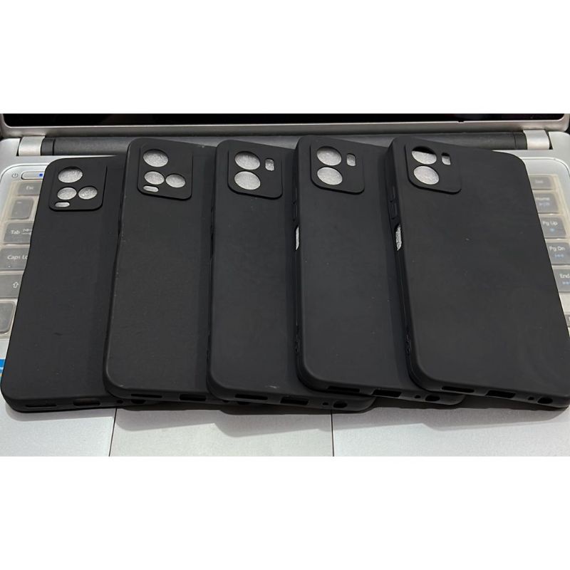 Case Matte Vivo Y15S Casing Atau Kondom Softcase Blackmatte
