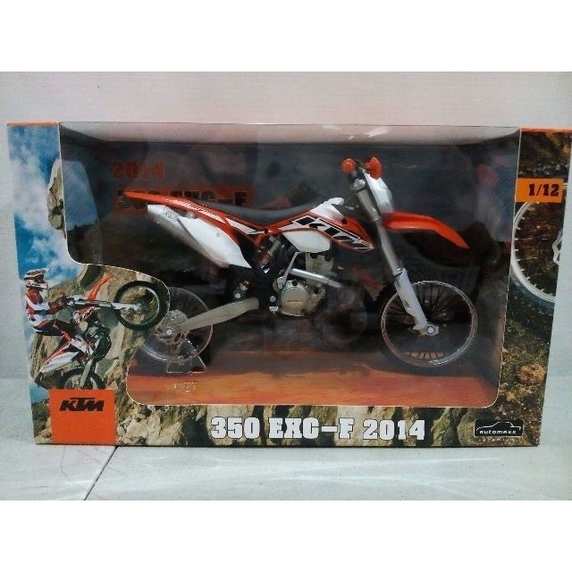 Joycity 1:12 Trail Ktm 350 Exc F 2014 Diecast Miniatur Motor Cross - 756699 - Original Asli